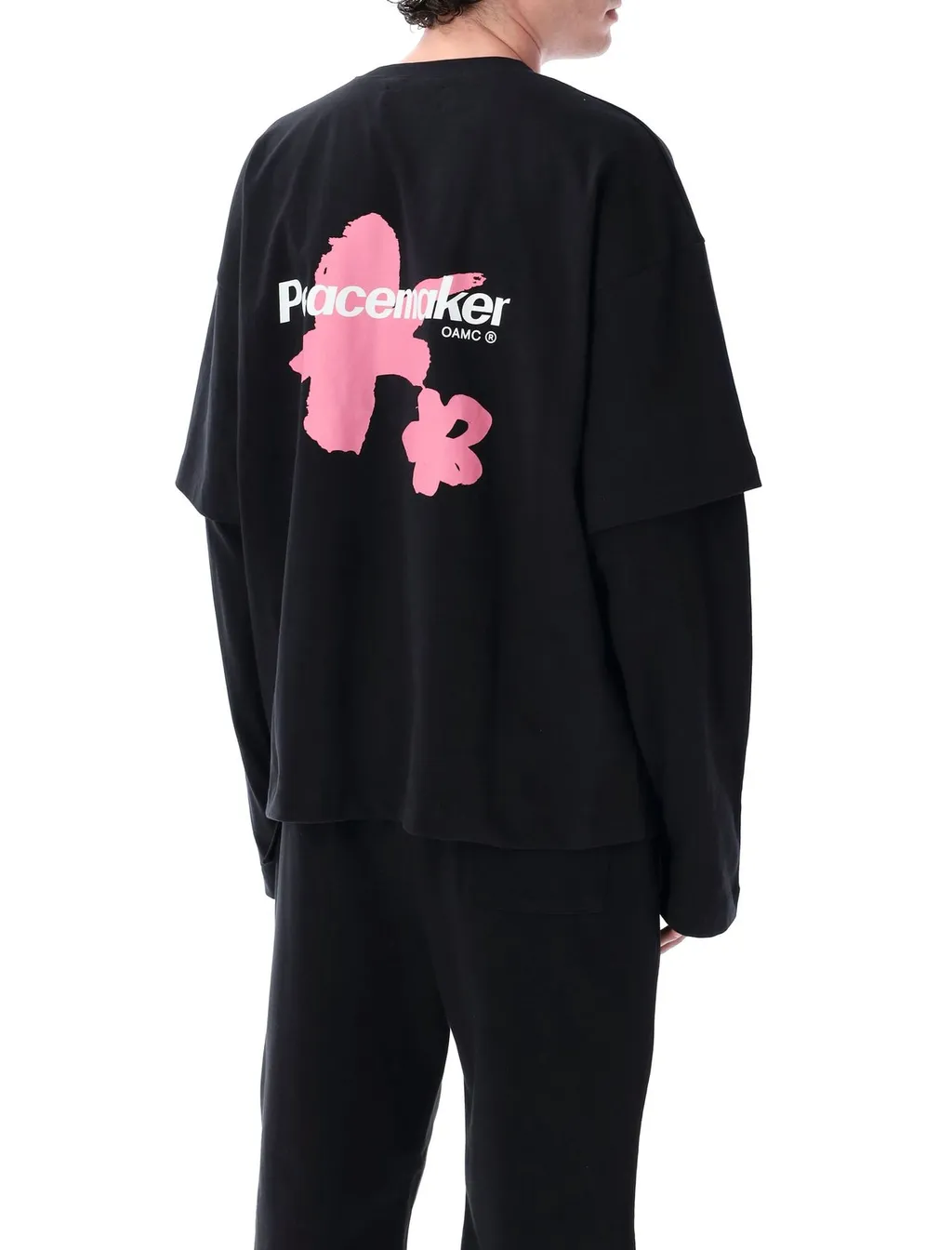 Oamc Peacemaker Painted Double Layer T-Shirt