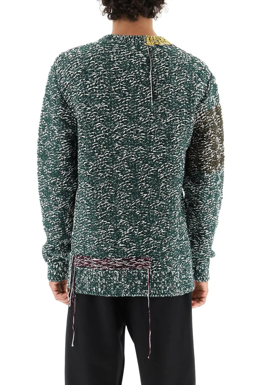 Oamc Astral Fringed Crewneck Jumper
