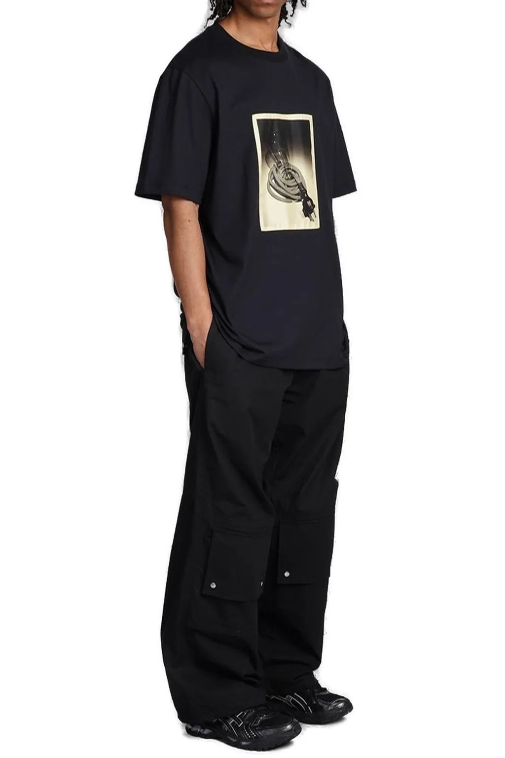 Oamc Graphic Printed Crewneck T-Shirt