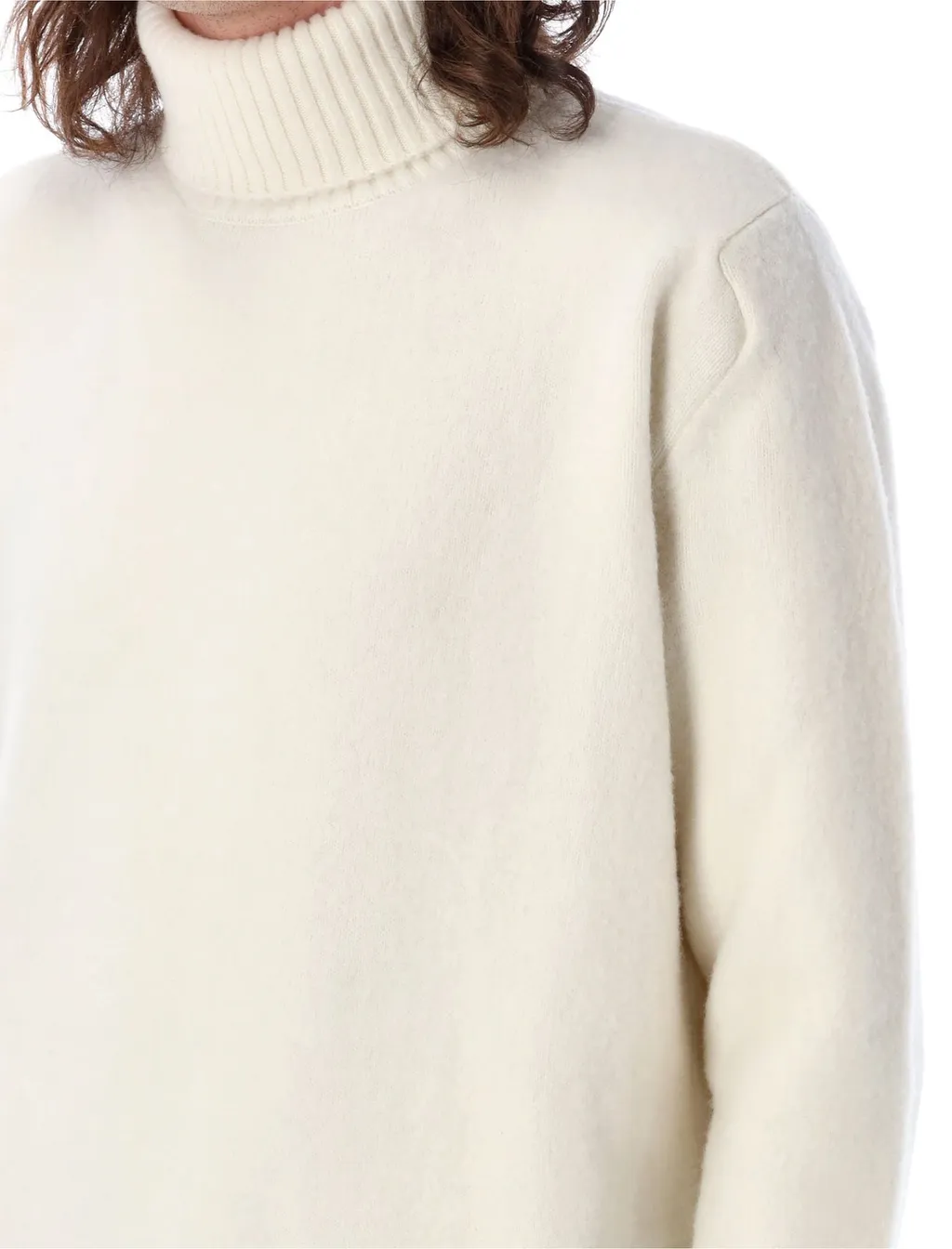 Oamc Whistler Logo Intarsia-Knit Roll-Neck Jumper