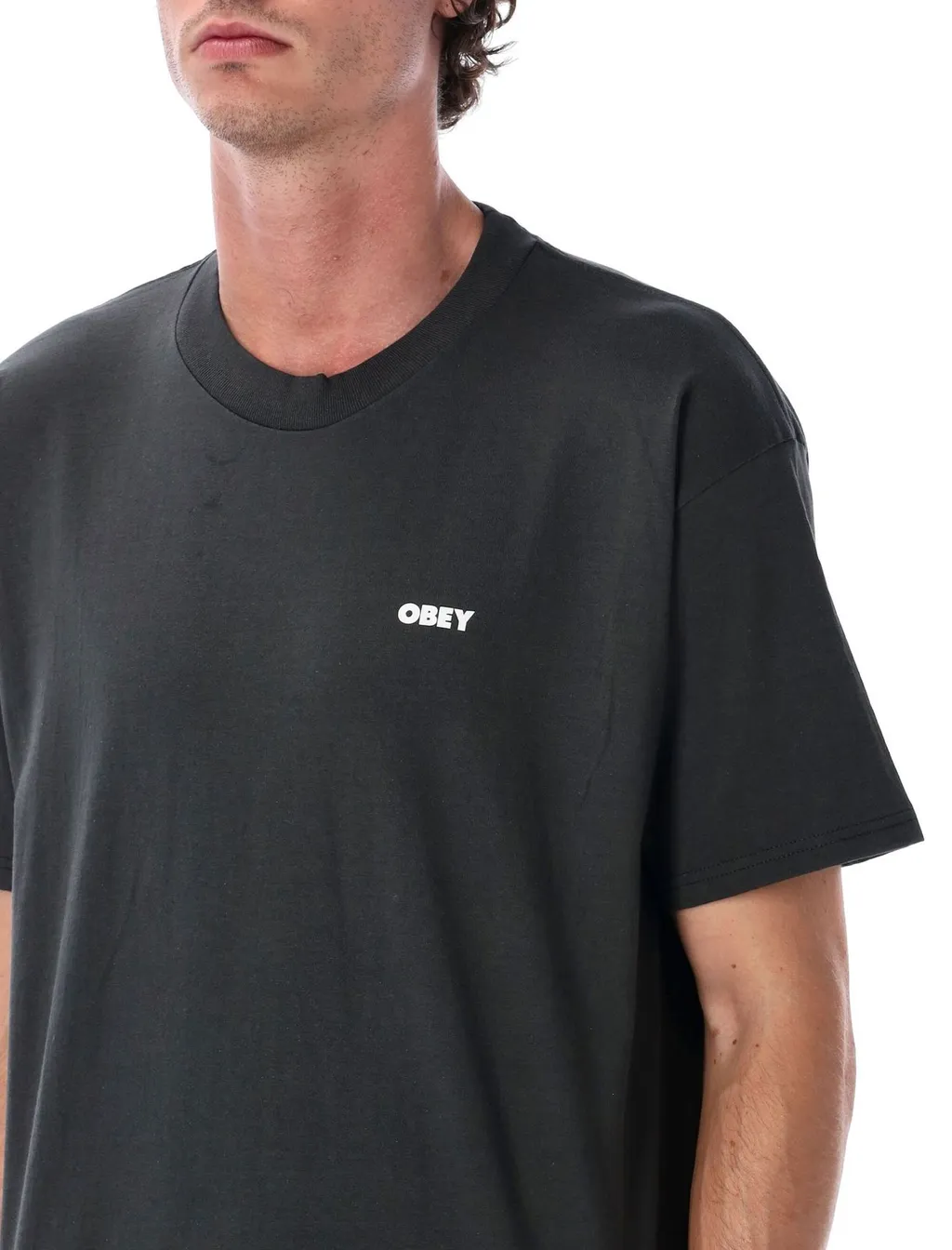 Obey World In Flames Graphic T-Shirt