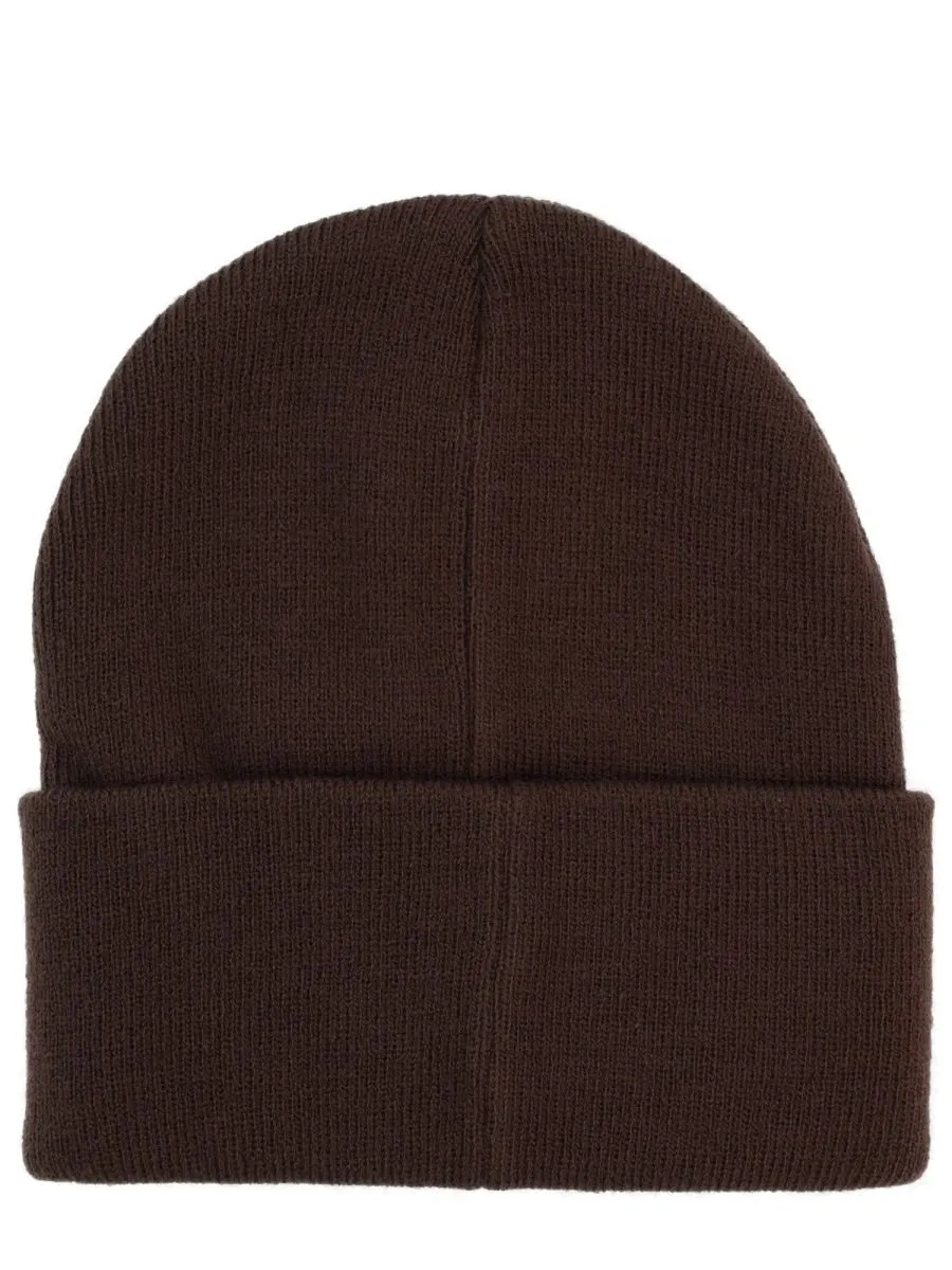 Obey Logo Patch Beanie Hat