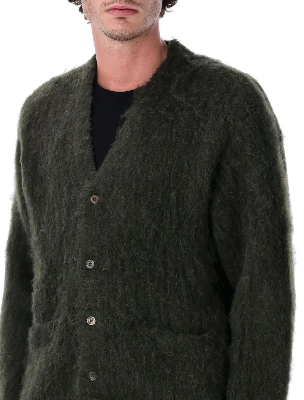 Obey Brushed V-Neck Cardigan