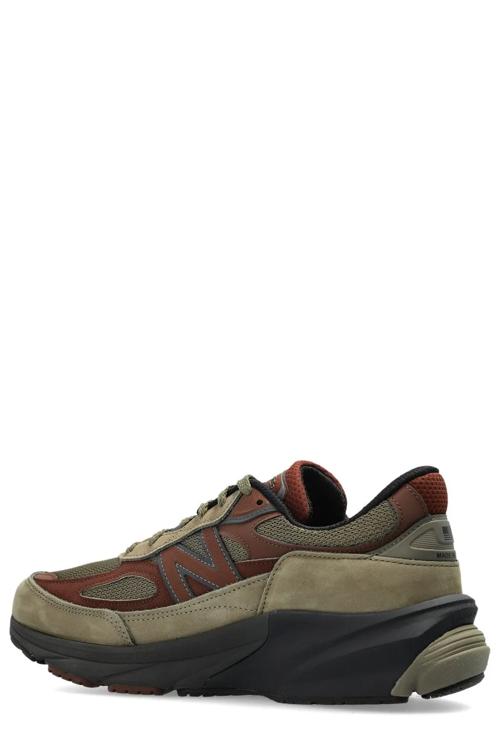 New Balance 990V4 Logo Patch Sneakers