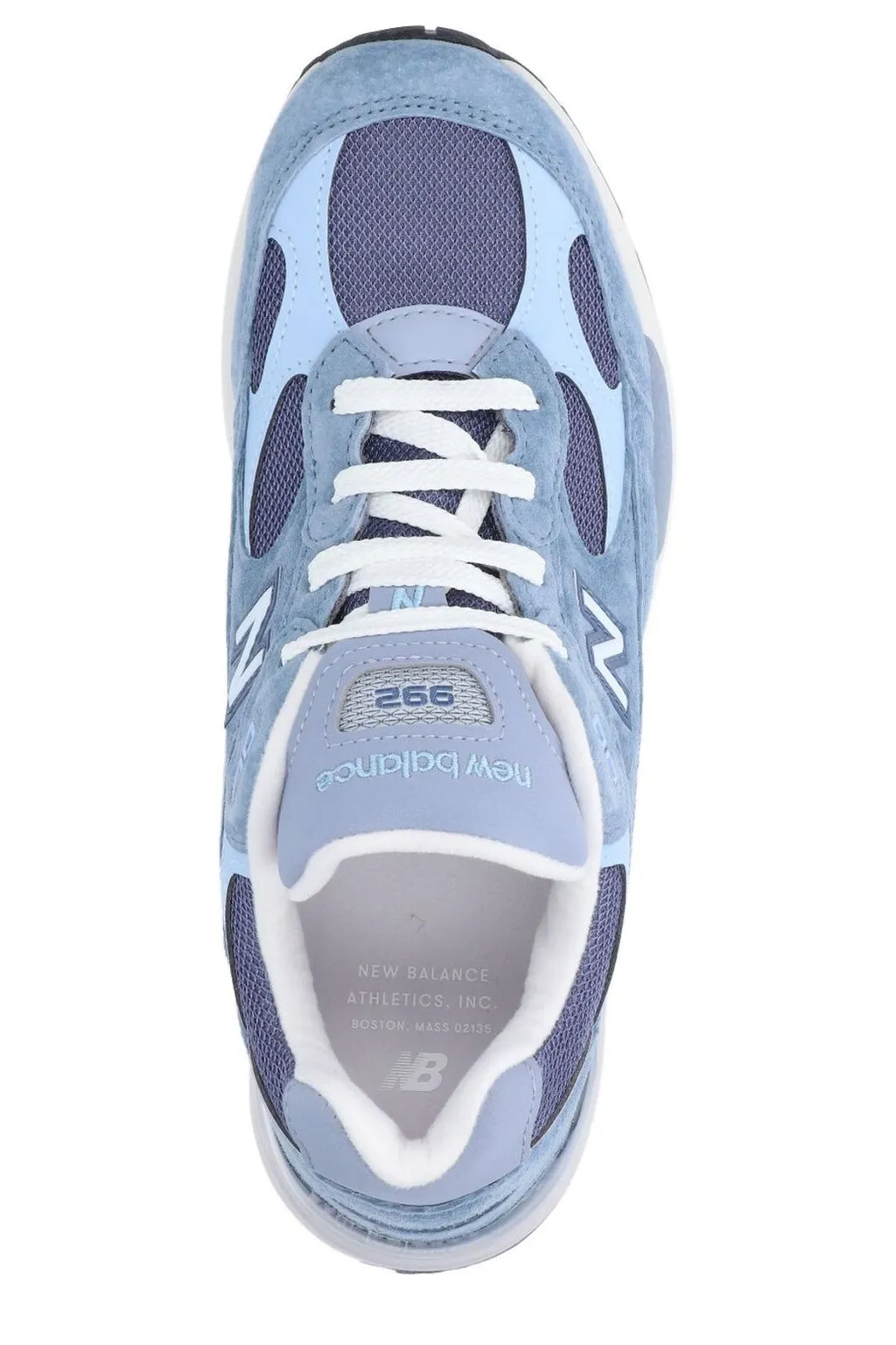 New Balance 992 Logo Patch Lace-Up Sneakers