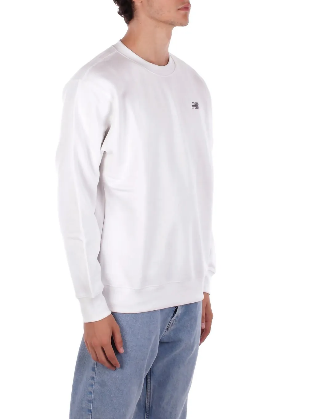 New Balance Linear Graphic Fleece Crew Sweatshirt