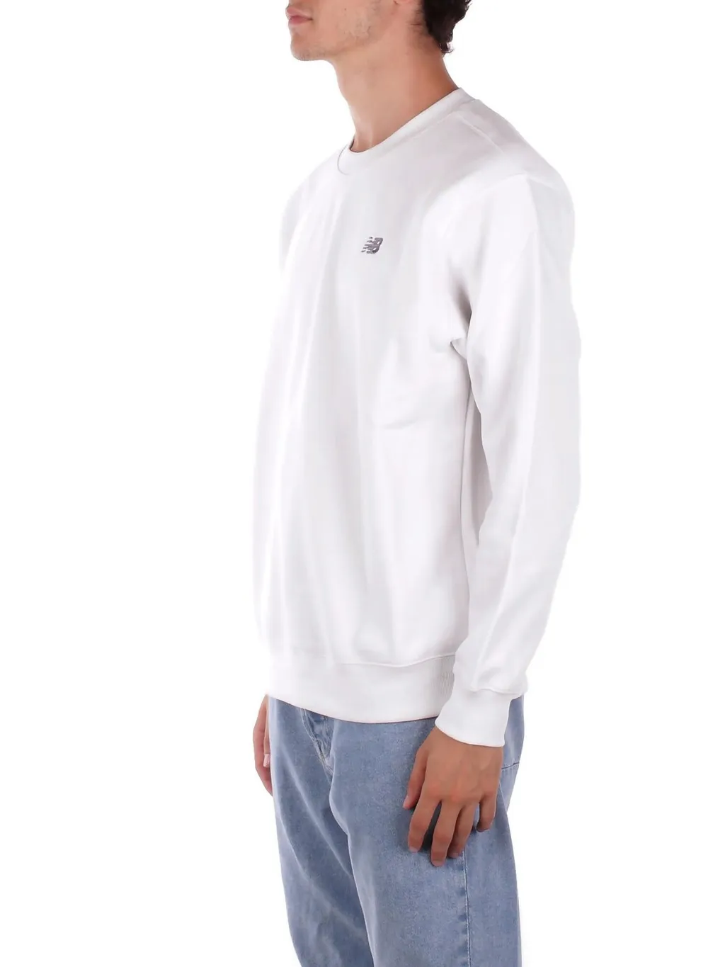 New Balance Linear Graphic Fleece Crew Sweatshirt