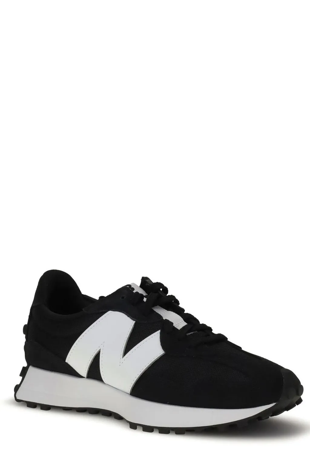New Balance 327 Logo Patch Lace-Up Sneakers