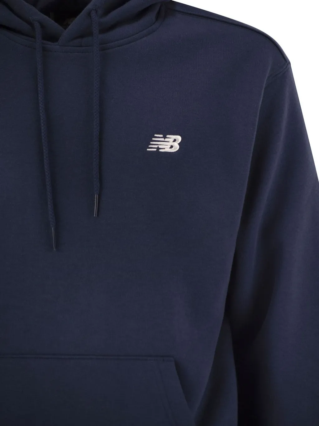New Balance Logo Embroidered Drawstring Hoodie