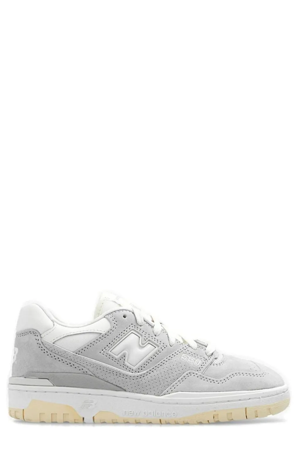 New Balance 550 Round Toe Lace-Up Sneakers