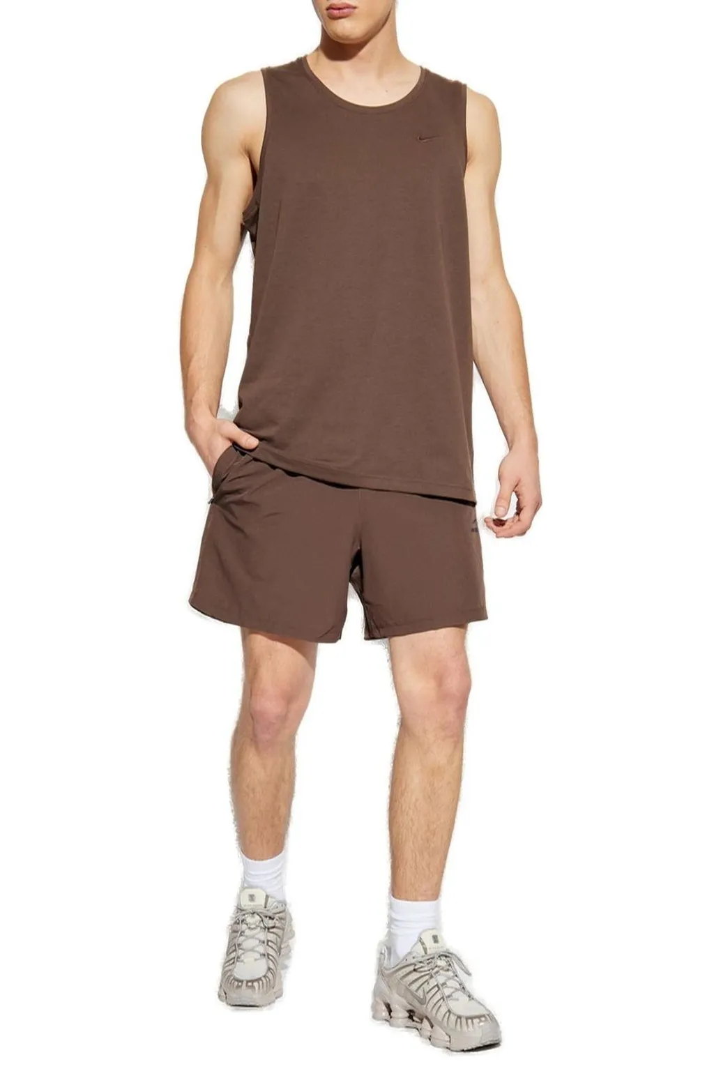 Nike Dri-Fit Logo Embroidered Tank Top