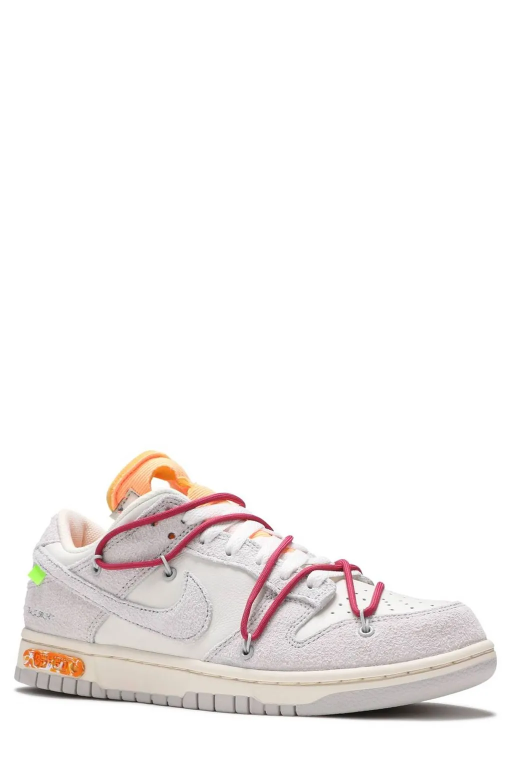 Nike X Off-White Dunk Low Lace-Up Sneakers