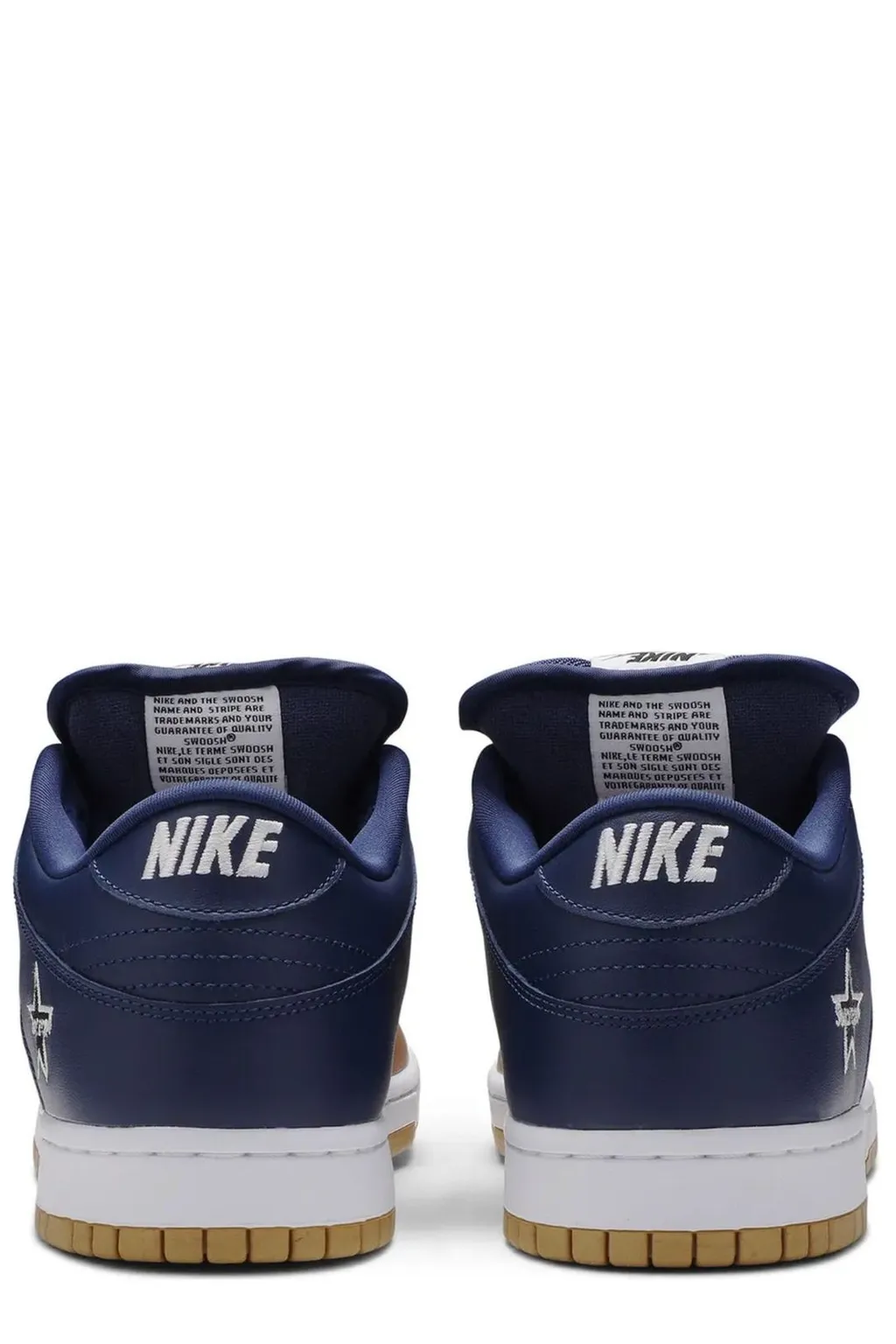 Nike X Supreme Sb Dunk Low-Top Sneakers