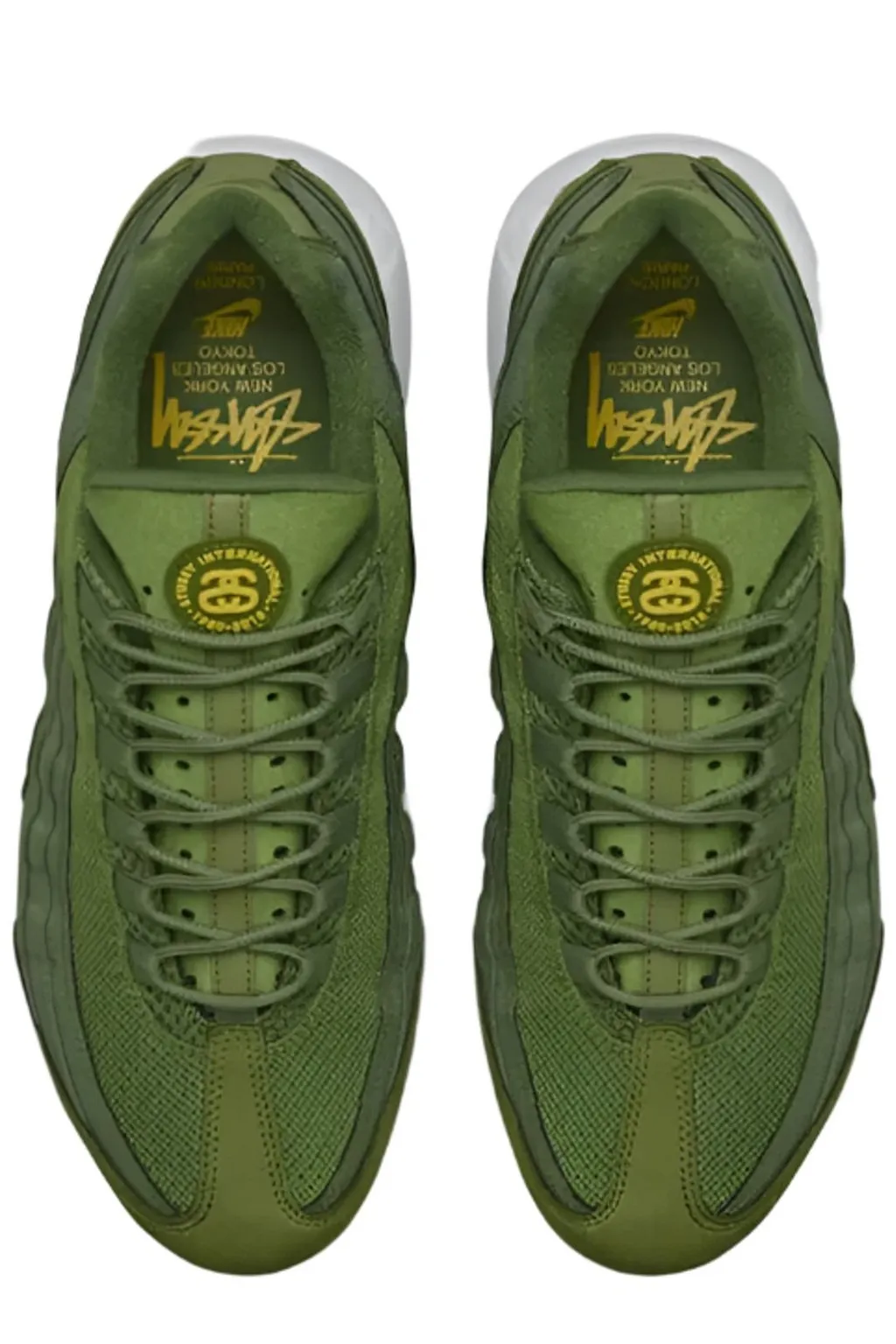 Nike X Stussy Air Max 95 Low-Top Sneakers
