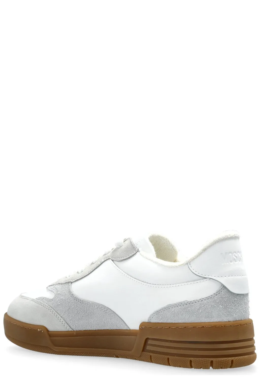 Moschino Logo Embossed Lace-Up Sneakers