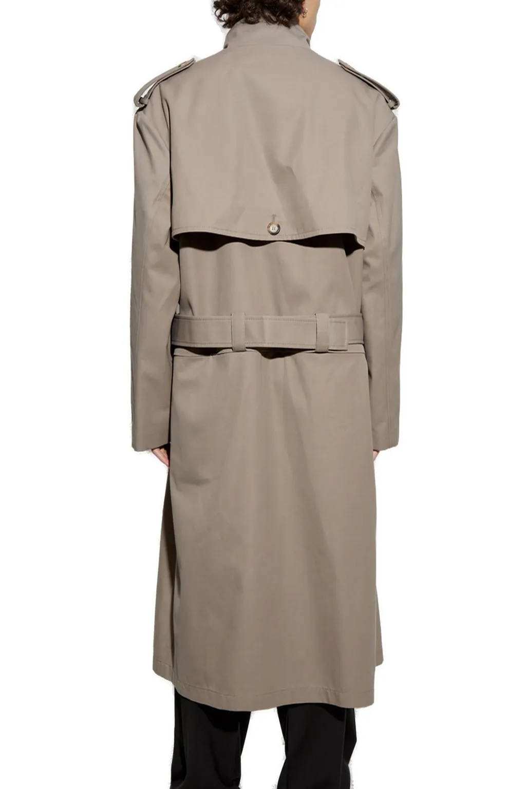 Moschino Double-Breasted Loose-Fit Coat