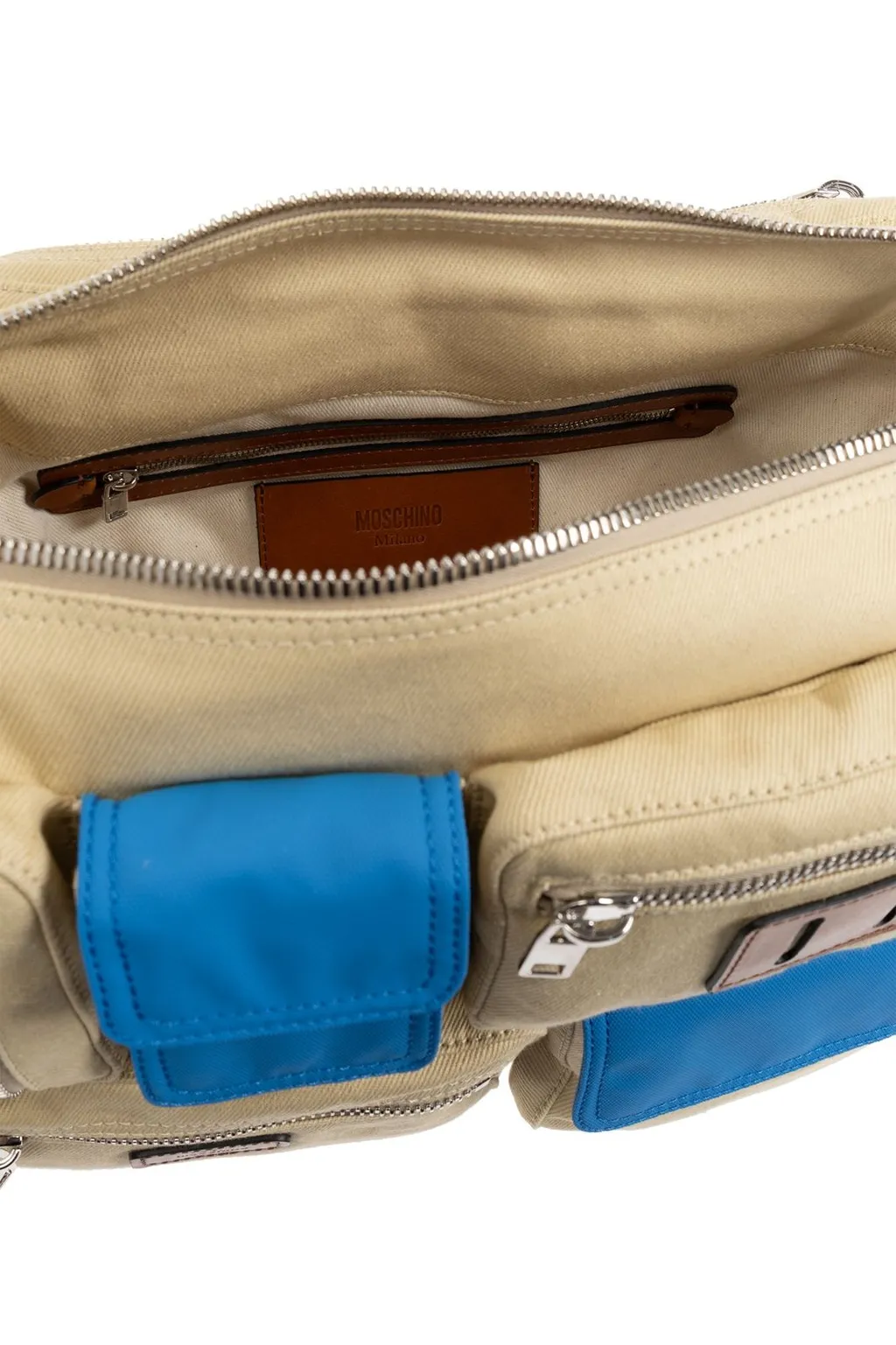 Moschino Top Zipped Shoulder Bag
