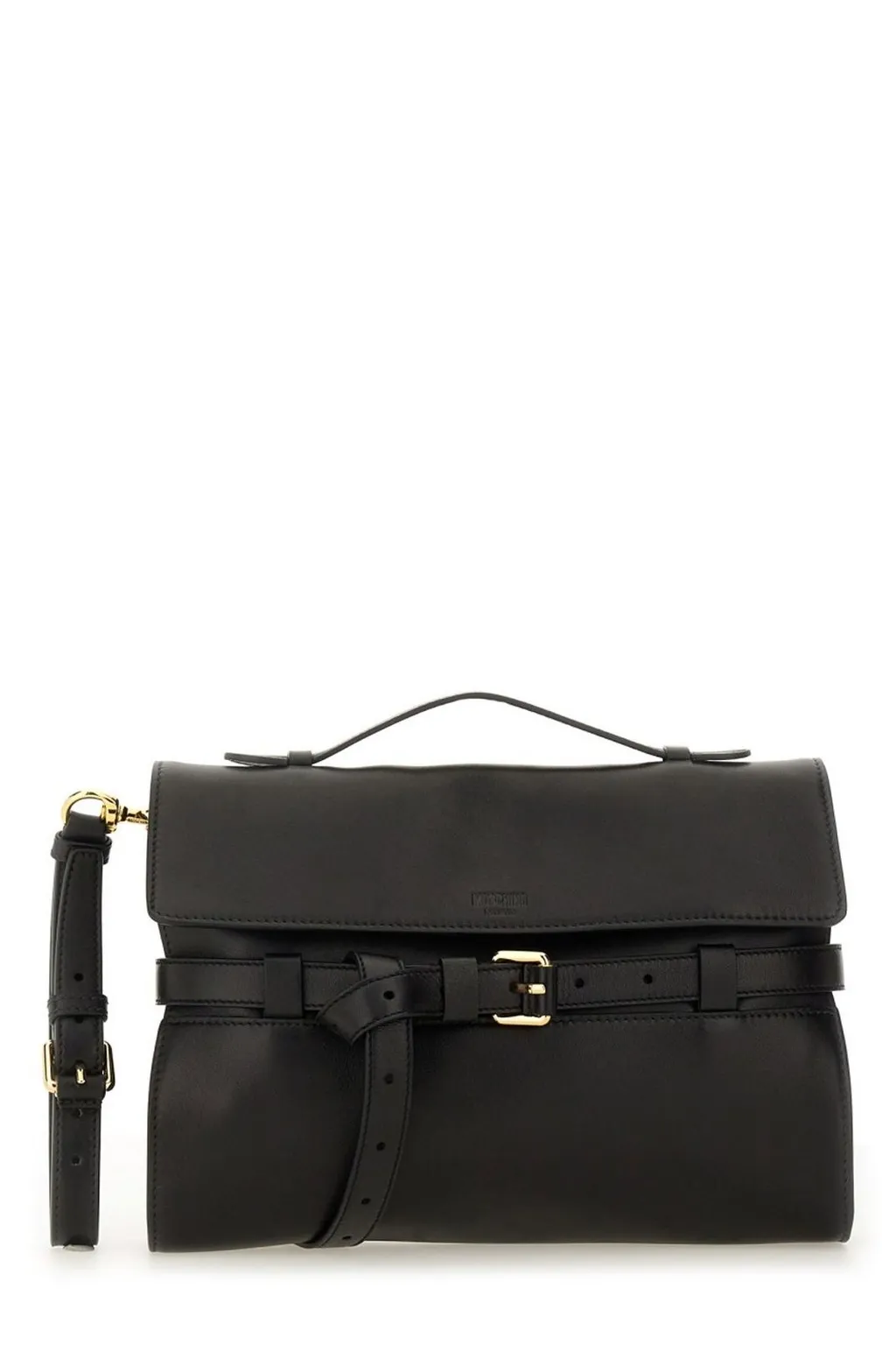 Moschino Buckled Clutch Bag