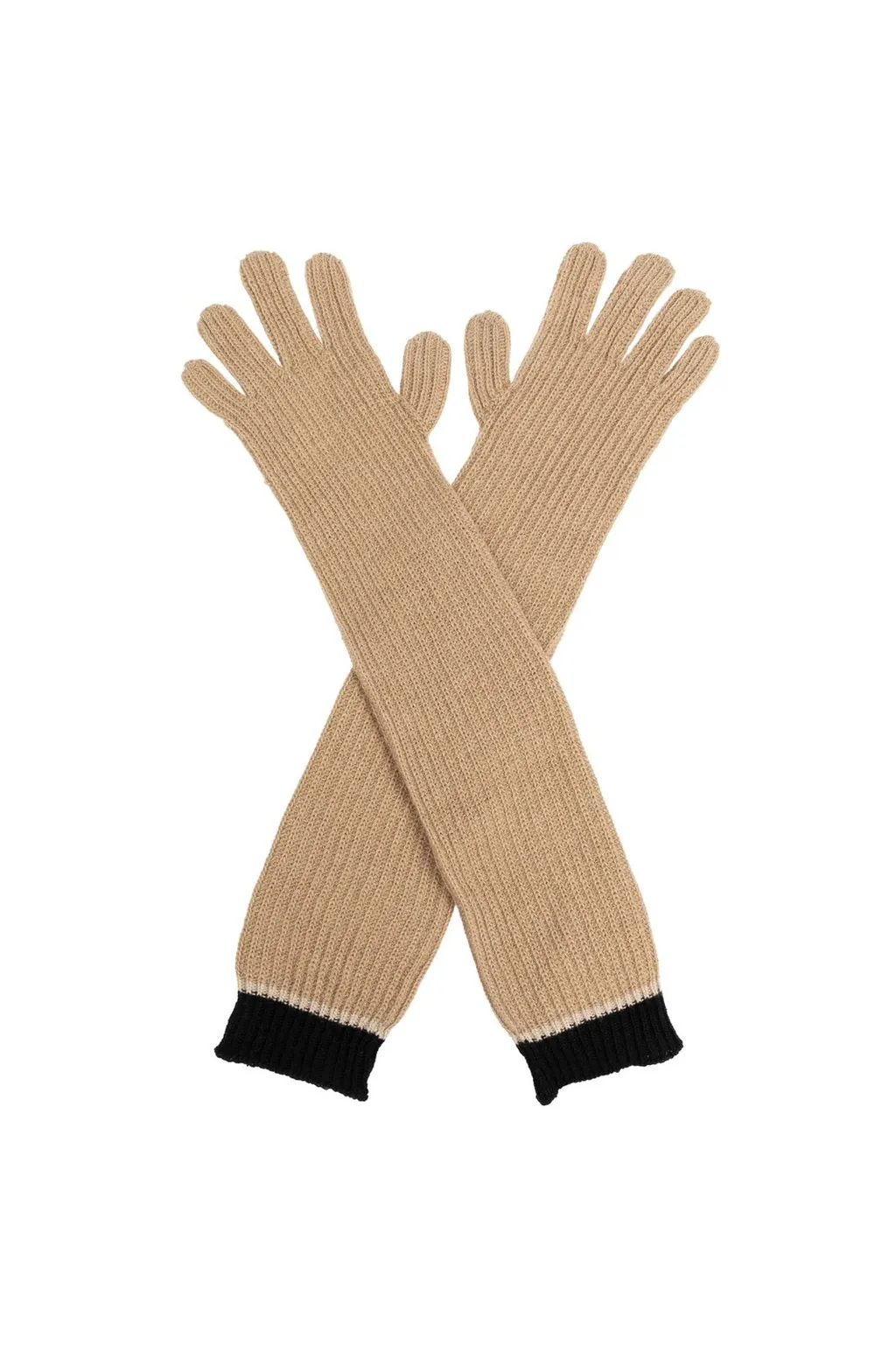 Moschino Knit Long Gloves