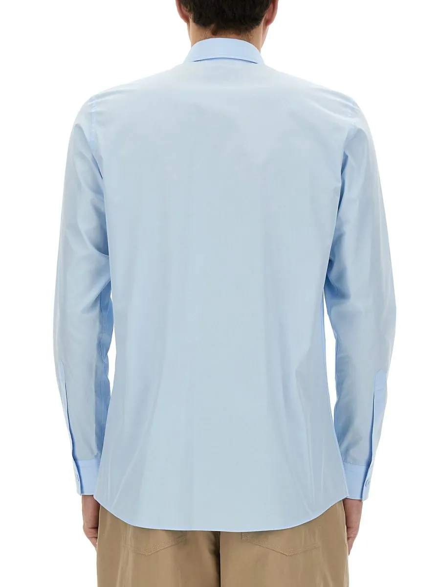 Moschino Patch Pocket Long-Sleeved Shirt