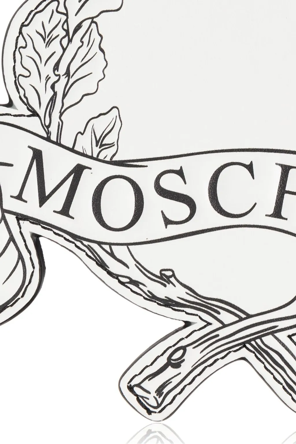 Moschino Logo Charm Keyring