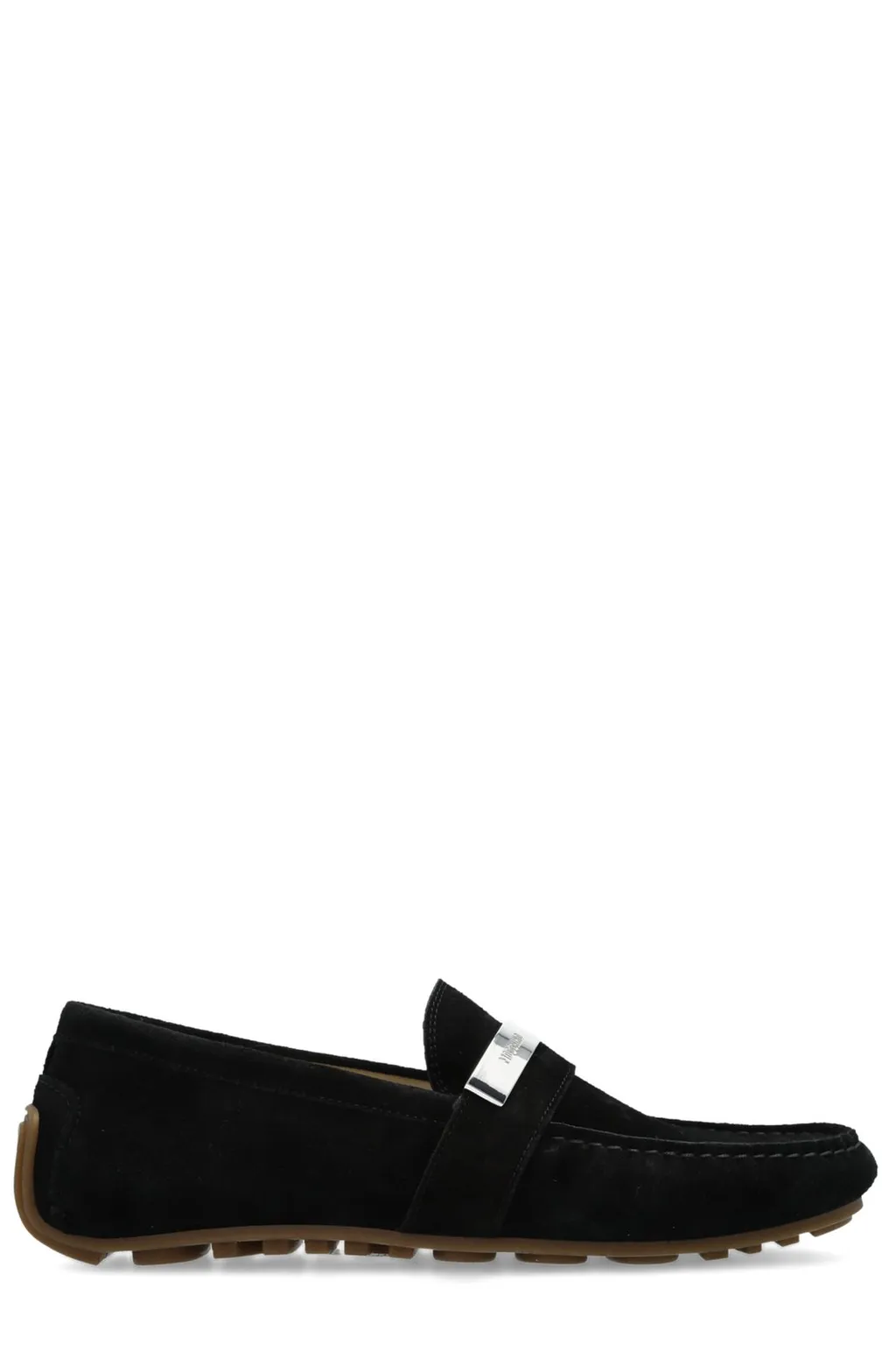 Moschino Logo Engraved Loafers