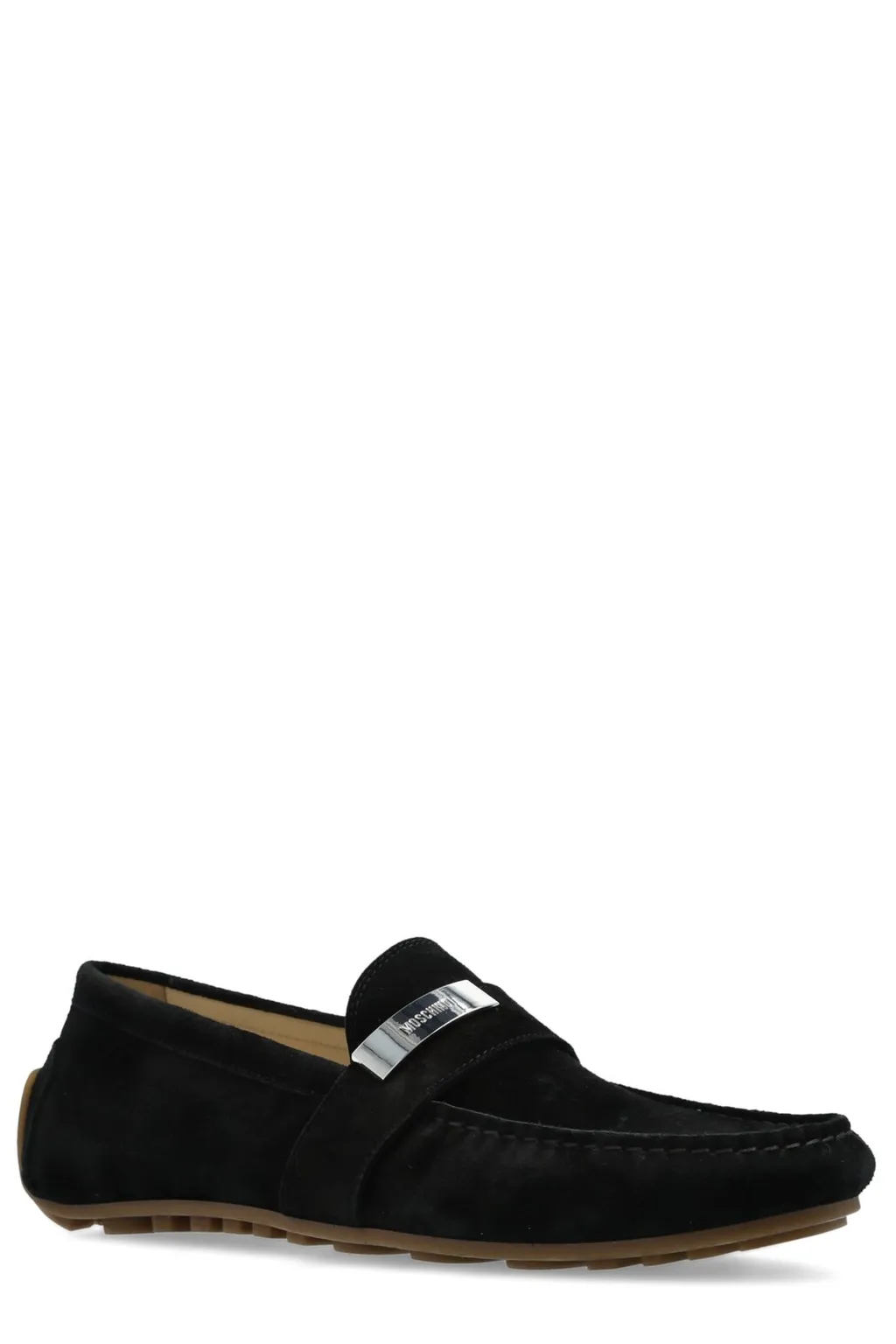 Moschino Logo Engraved Loafers