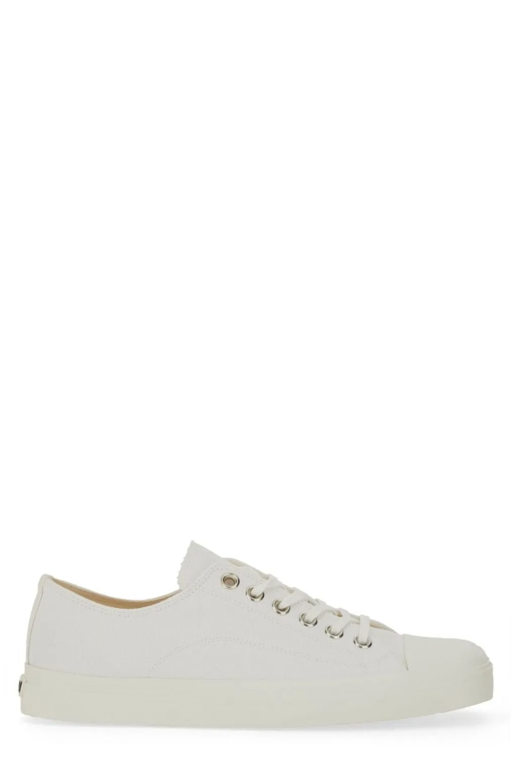 Moschino Contrast-Stitched Lace-Up Sneakers