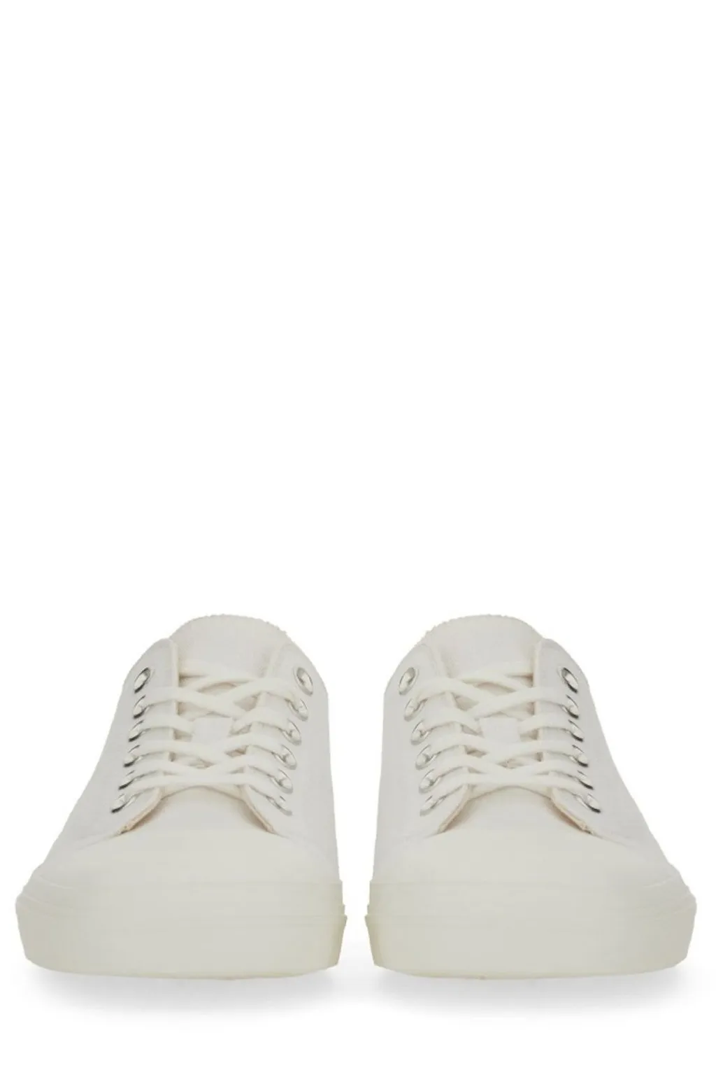 Moschino Contrast-Stitched Lace-Up Sneakers