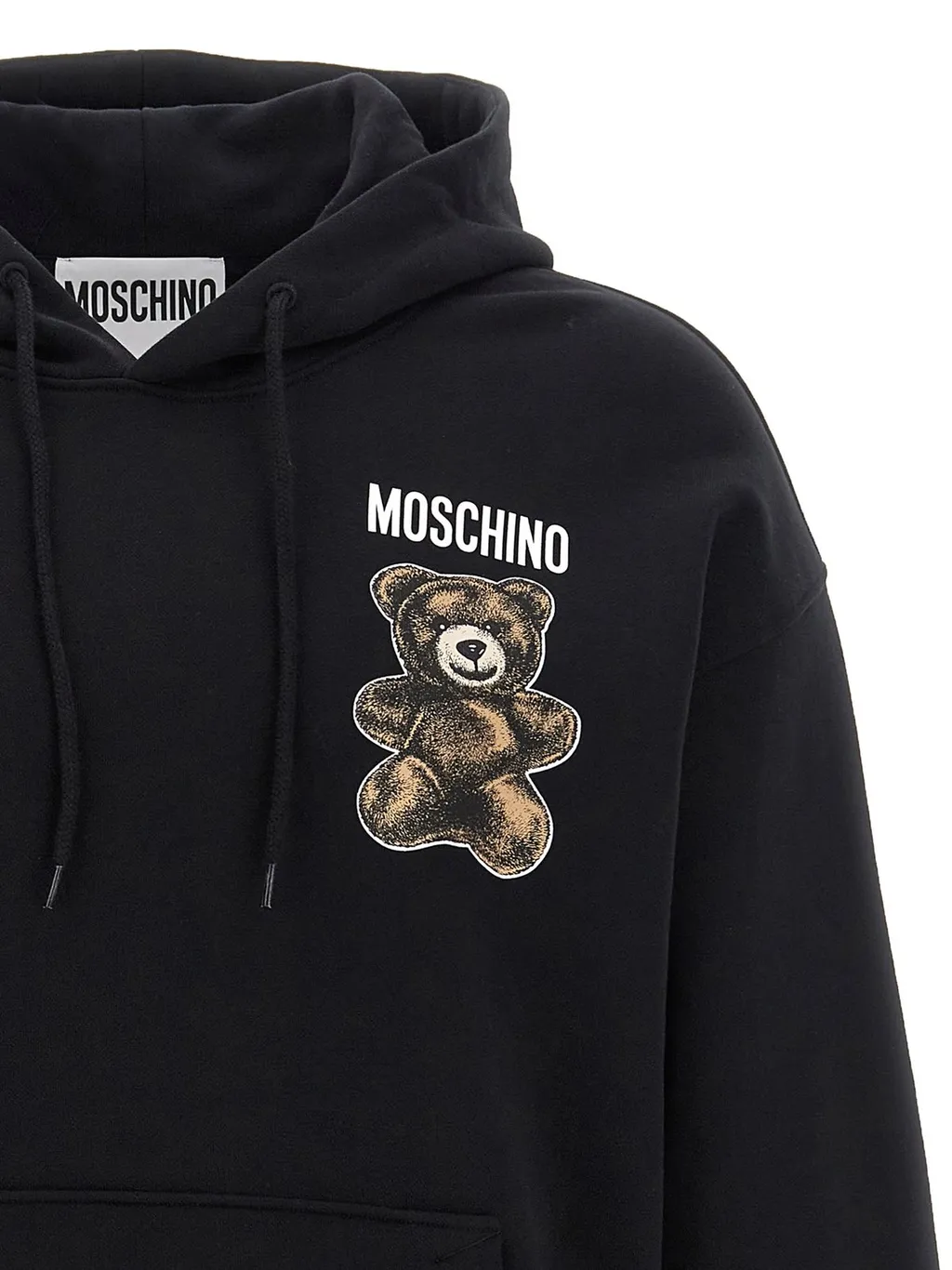 Moschino Teddy Bear Printed Drawstring Hoodie
