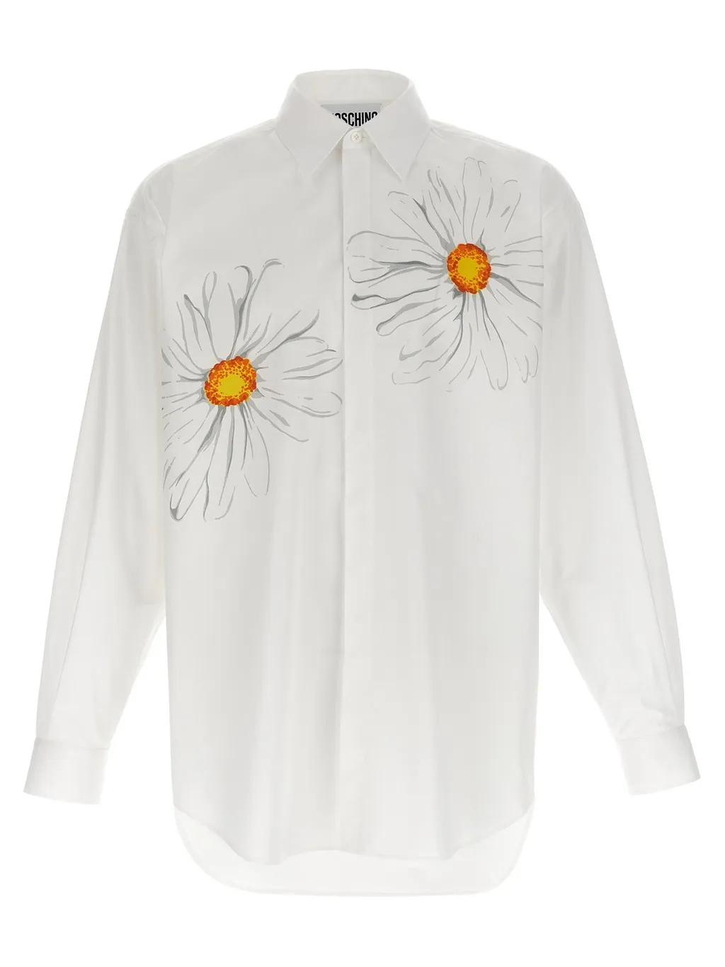 Moschino Floral Printed Poplin Shirt