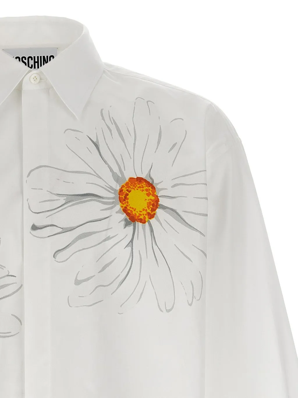 Moschino Floral Printed Poplin Shirt