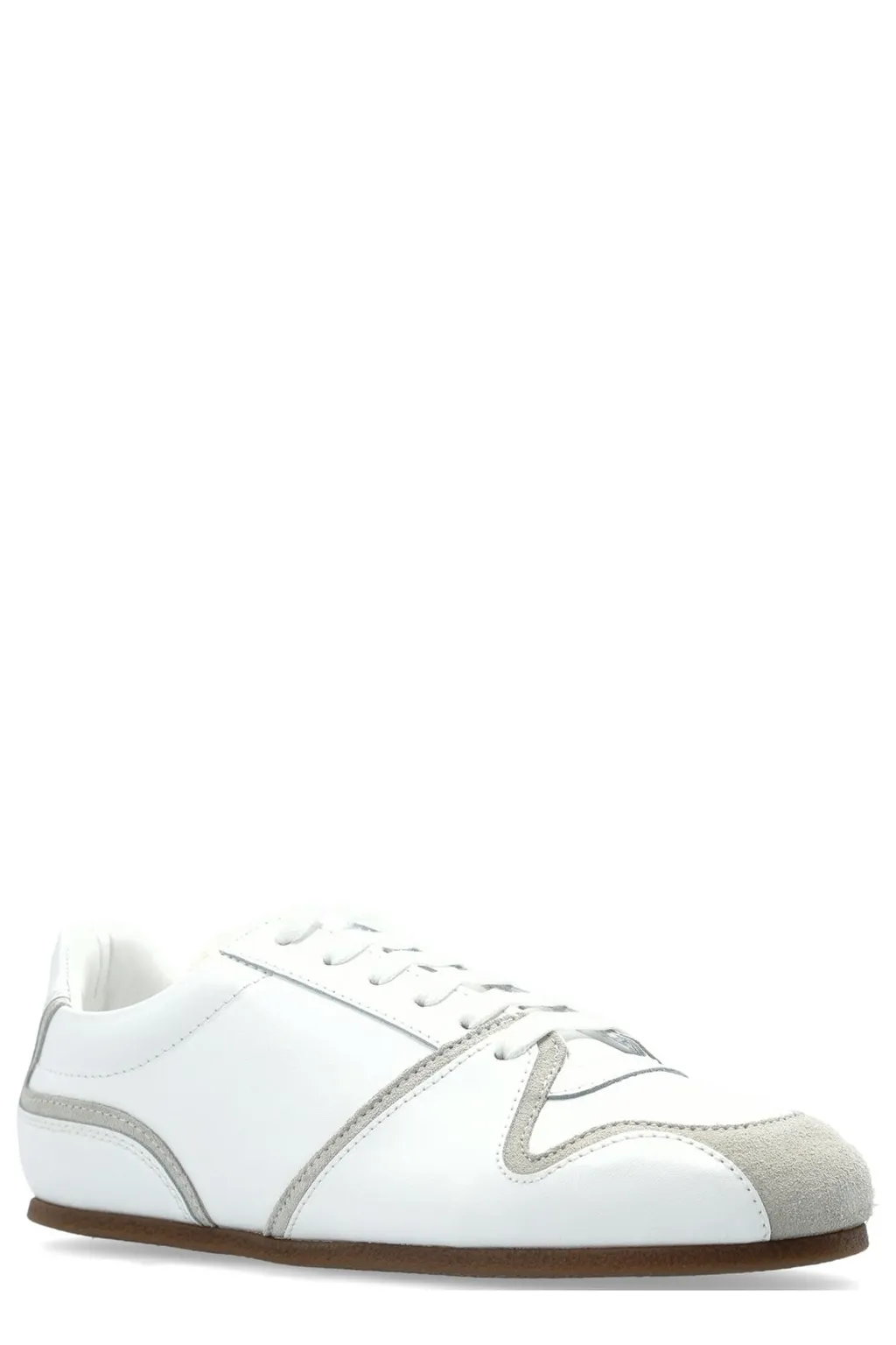 Moschino Logo-Embossed Lace-Up Sneakers