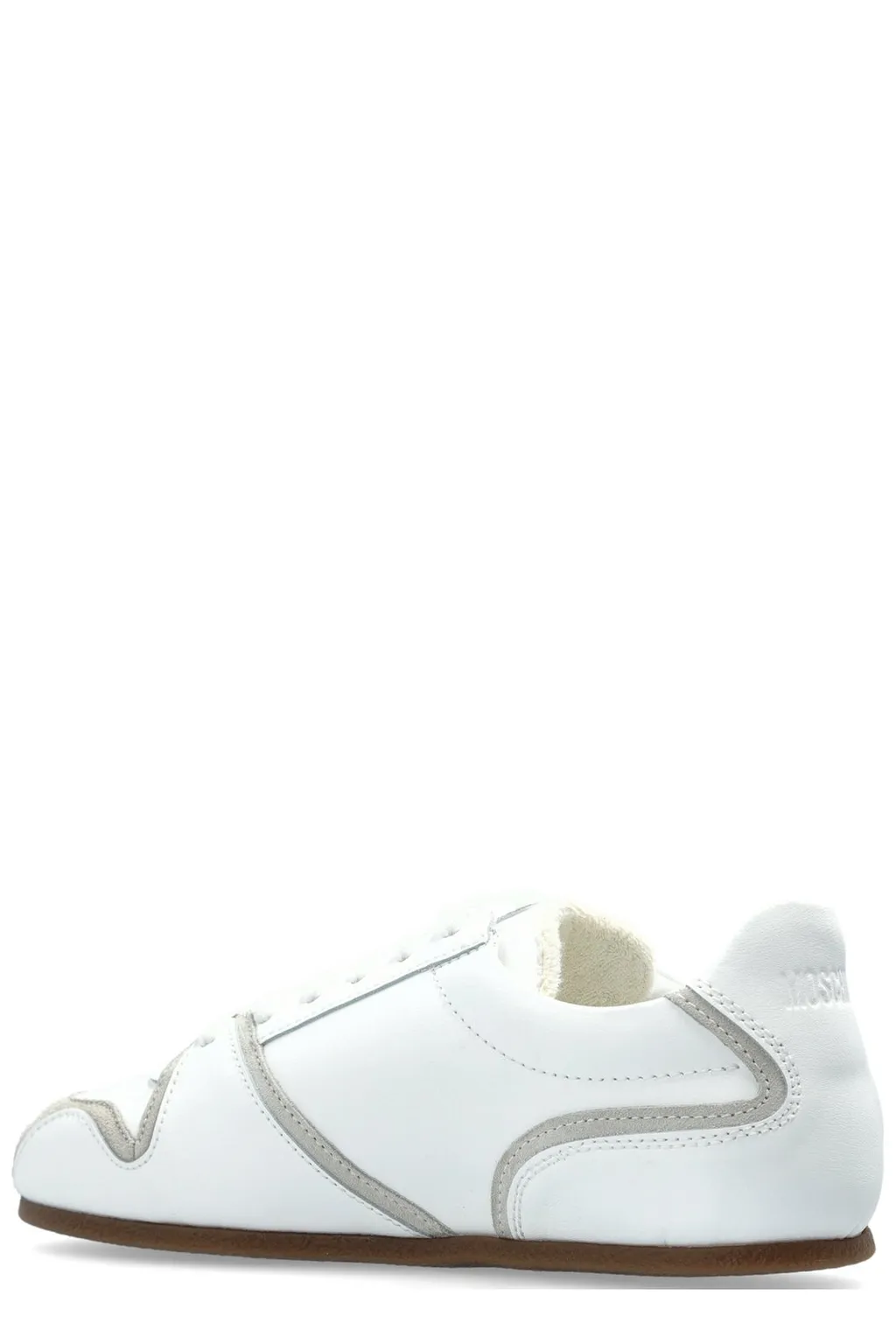 Moschino Logo-Embossed Lace-Up Sneakers