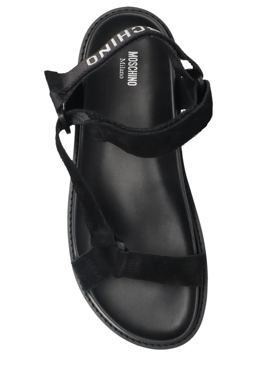 Moschino Logo-Jacquard Touch-Strap Fastened Sandals