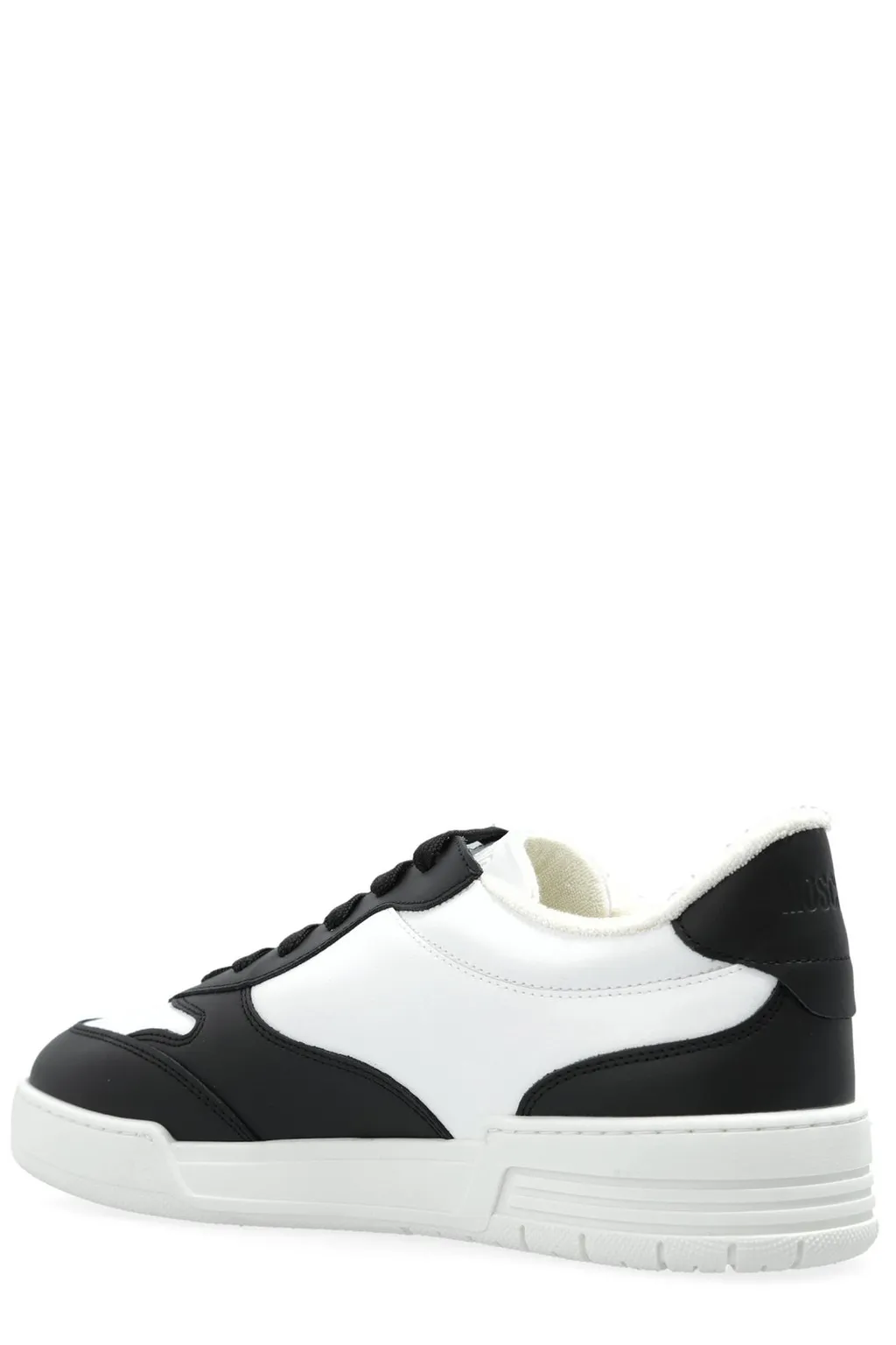 Moschino Logo Embossed Lace-Up Sneakers