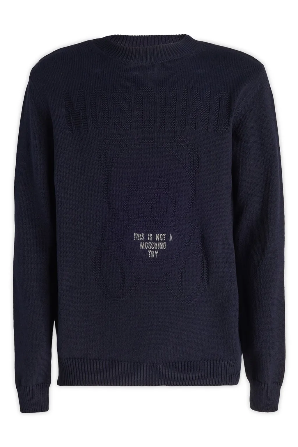 Moschino Teddy Bear Motif Crewneck Jumper