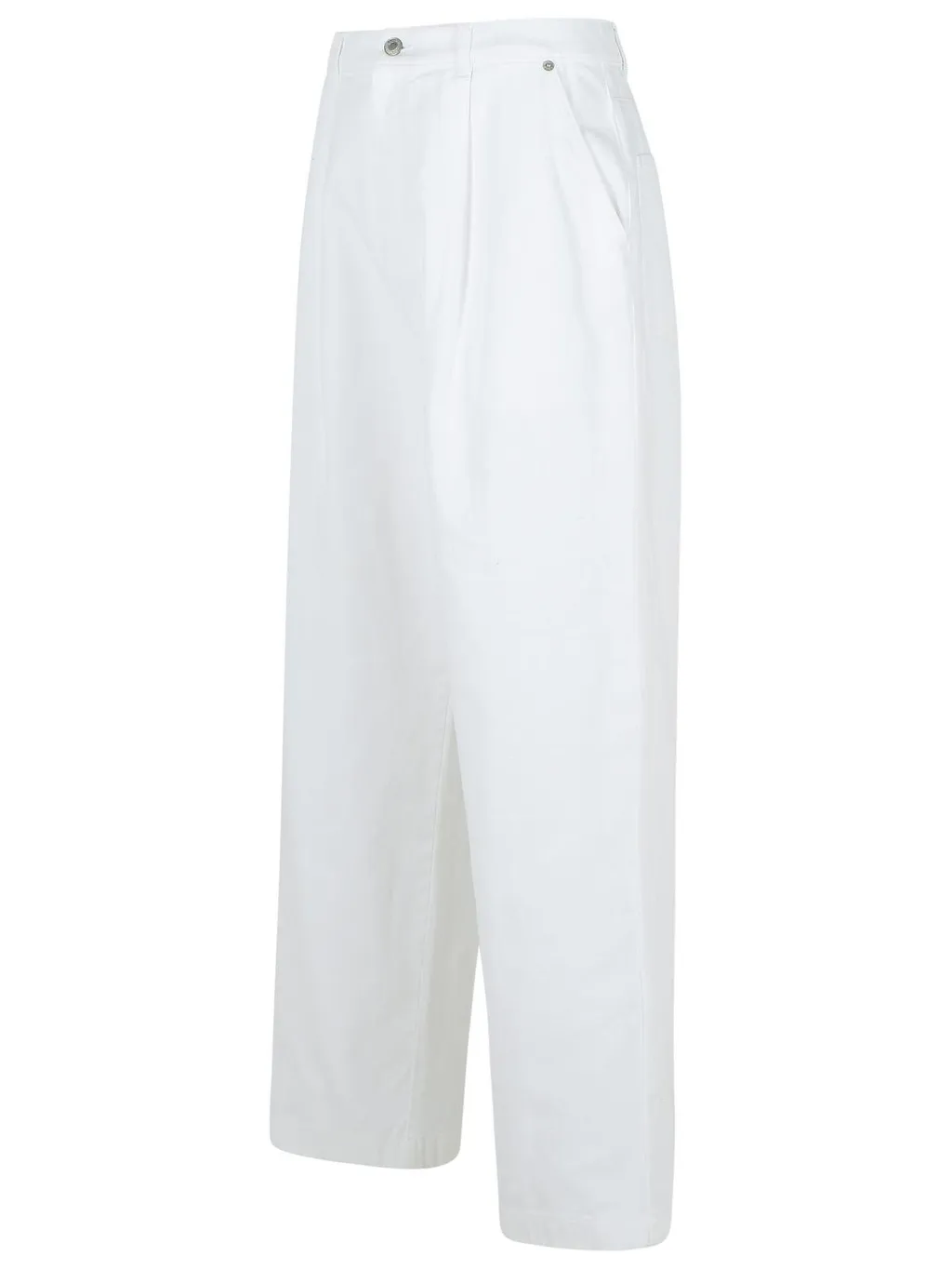Moschino Logo Patch Wide-Leg Pants