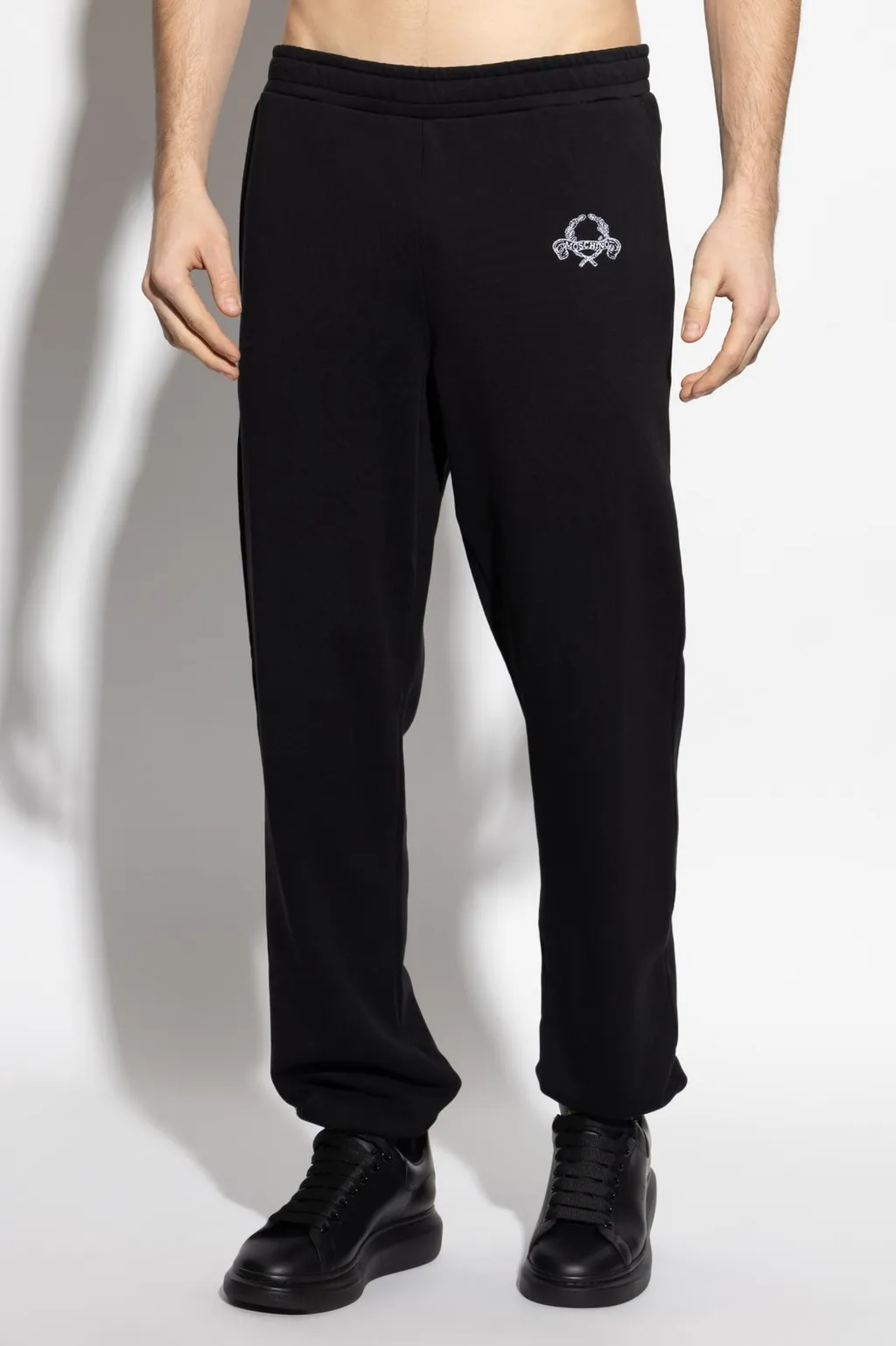 Moschino Logo Embroidered Sweatpants