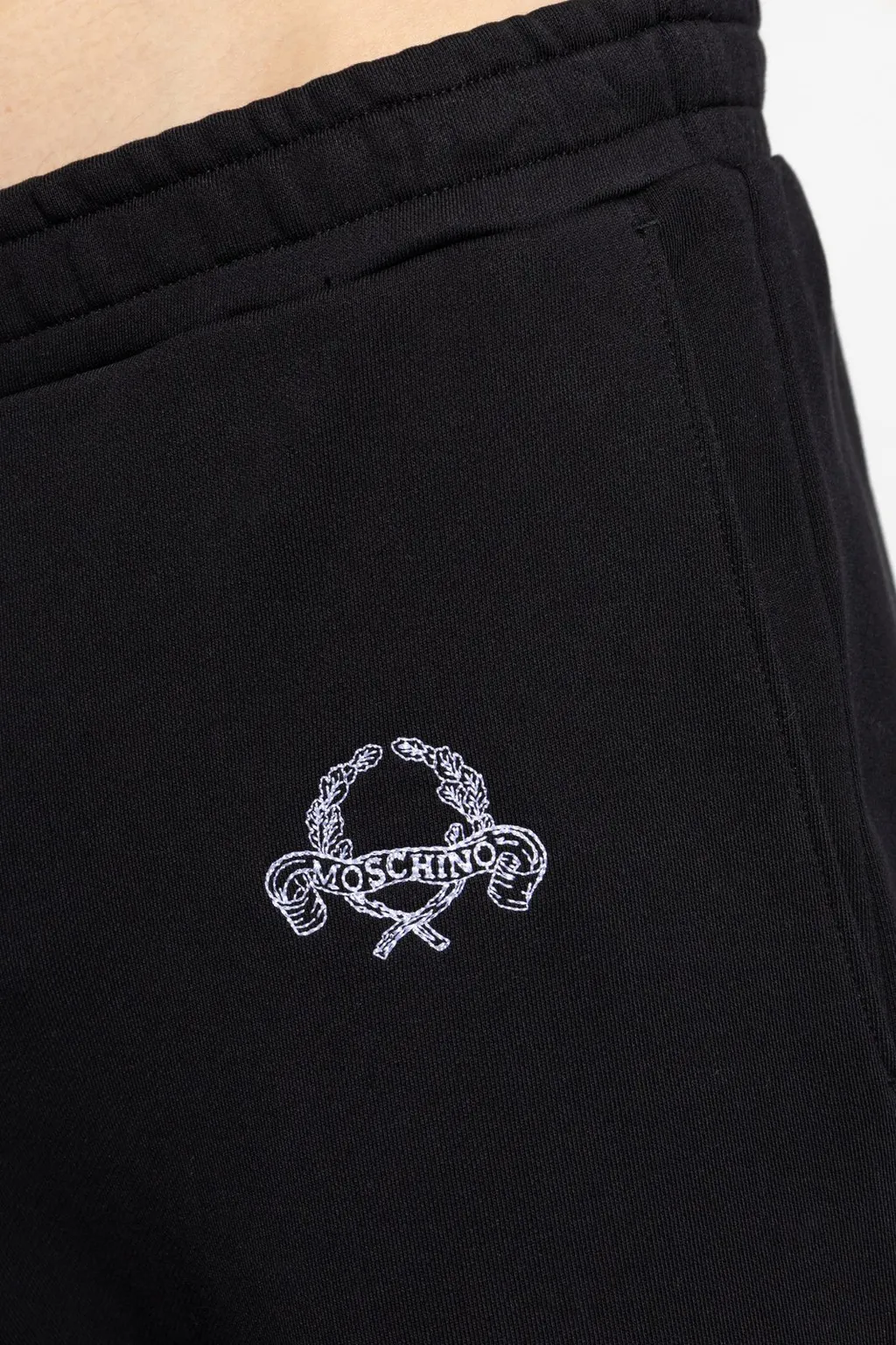 Moschino Logo Embroidered Sweatpants