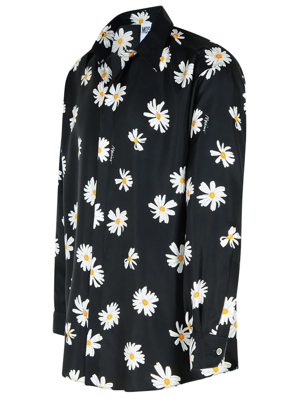 Moschino Floral Printed Long-Sleeved Shirt