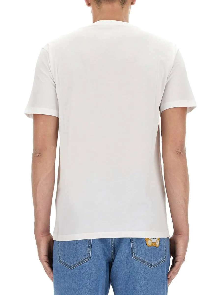 Moschino Teddy-Bear Patch Crewneck T-Shirt