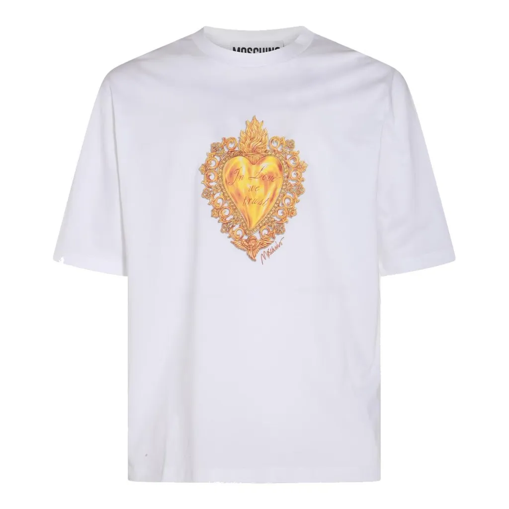 Moschino Graphic Printed Crewneck T-Shirt