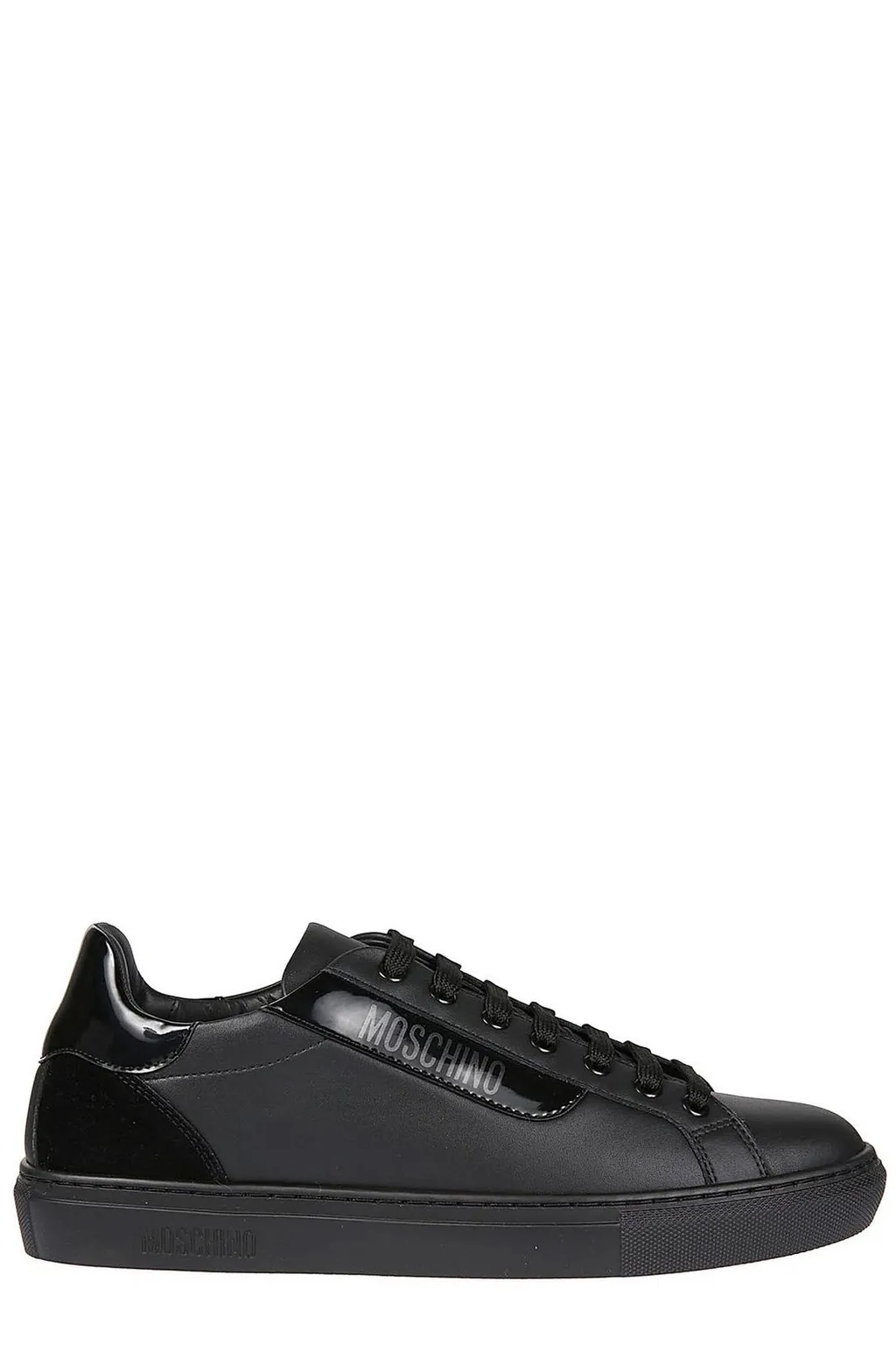 Moschino Logo Printed Lace-Up Sneakers