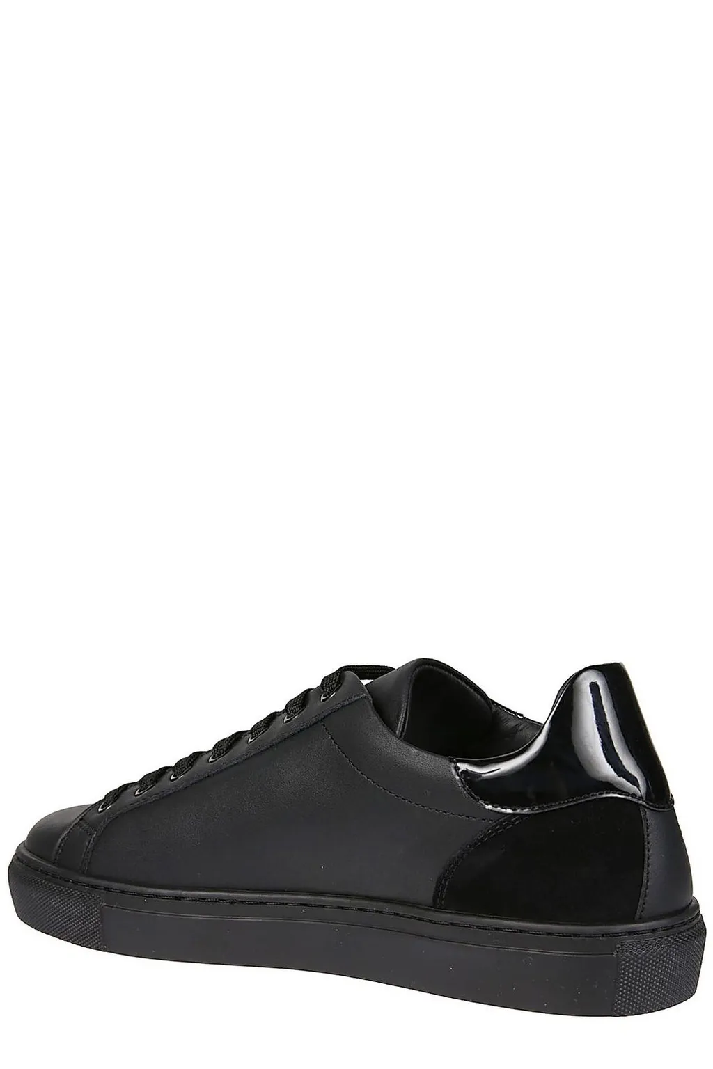 Moschino Logo Printed Lace-Up Sneakers