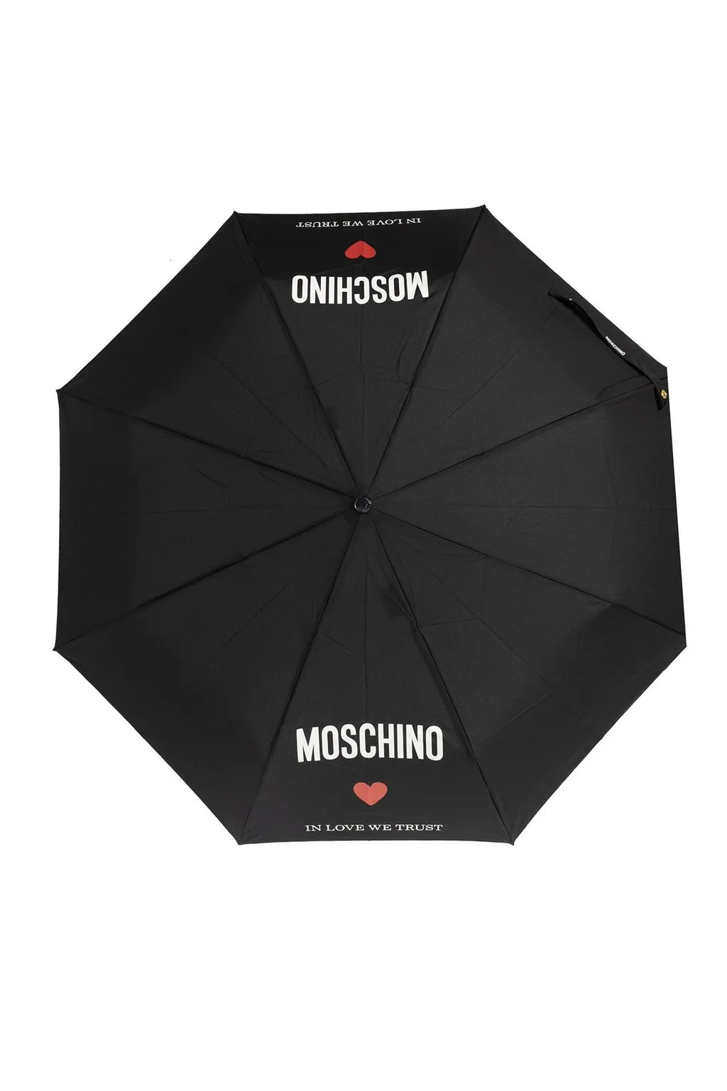 Moschino In Love We Trust Open & Close Umbrella