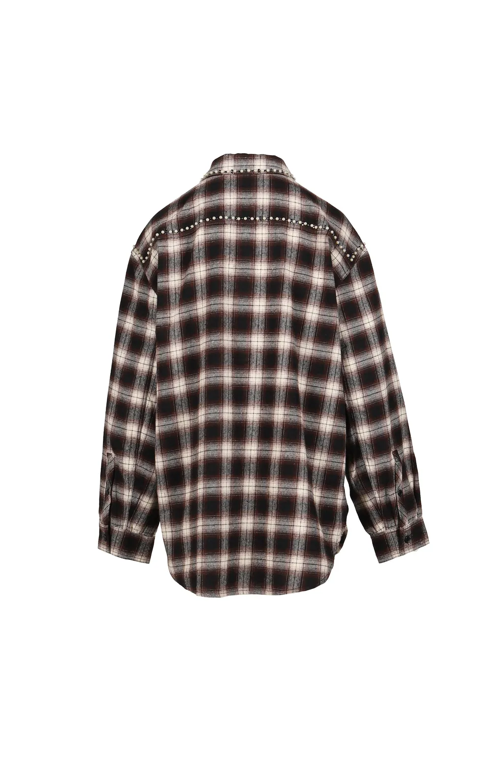 Beaded Pocket Shirt / Brw