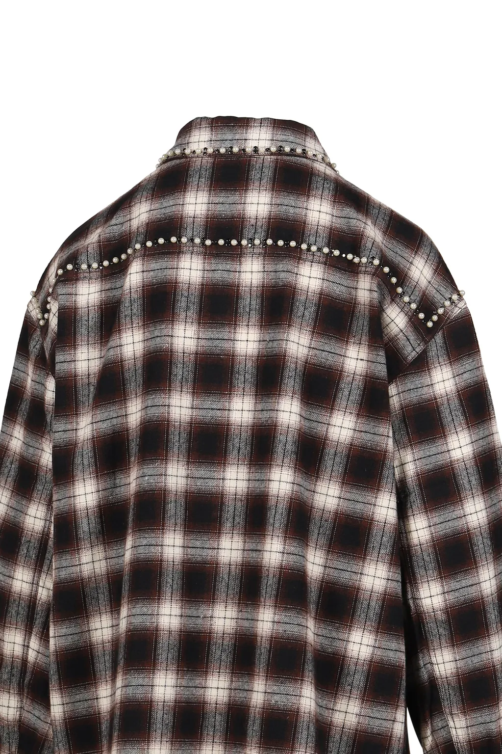 Beaded Pocket Shirt / Brw