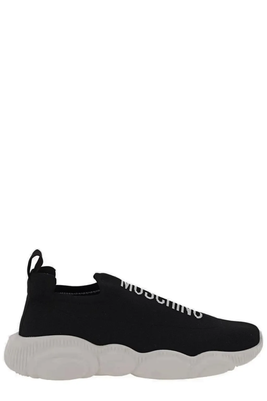 Moschino Logo Printed Slip On Sneakers