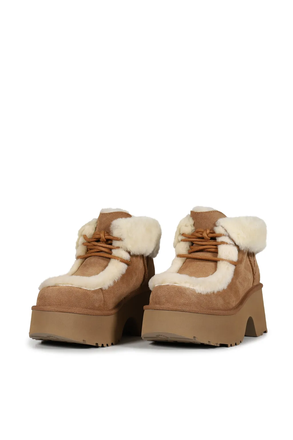 Esmee Lace Up / Chestnut